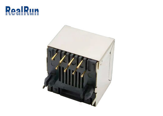 Fosforlu Bronz Dikey RJ45 Modüler Jak Bağlantısı PCB UL94V-0