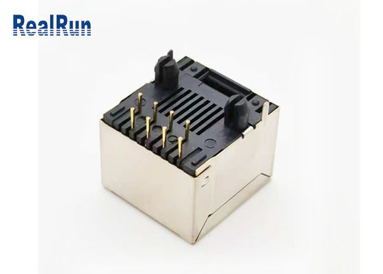Fosforlu Bronz Dikey RJ45 Modüler Jak Bağlantısı PCB UL94V-0