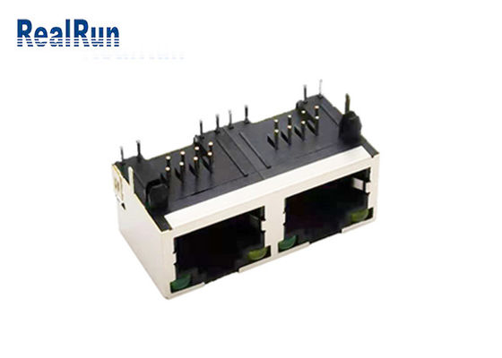 LED Korumalı PCB 8P8C RJ45 Konnektör Modüler Jak SGS