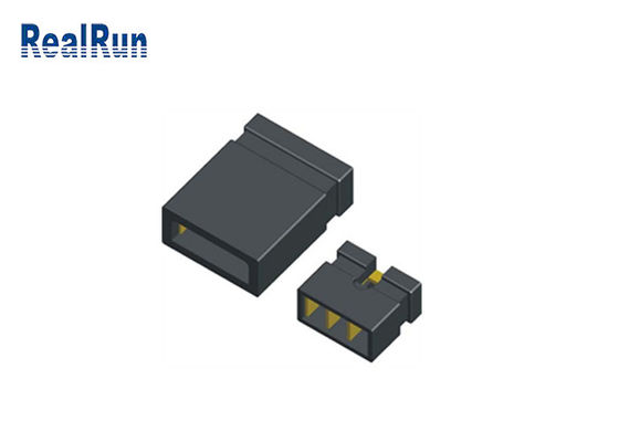 Jumper Cap Aralığı 2.54mm Pin Başlık Konektörü PBT UL94V-0