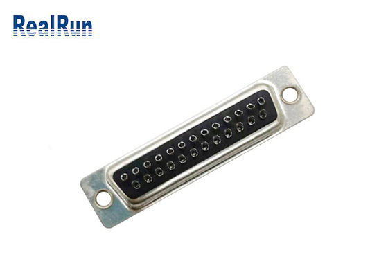 DB 25 Lehim D Tipi VGA Kablo Konektörü PCB Yüzey Montajlı PBT