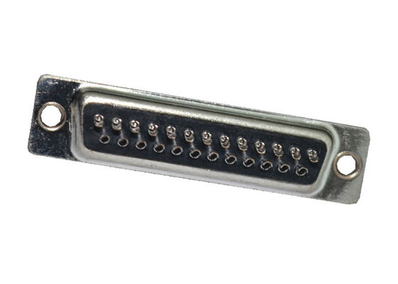 DB 25 Lehim D Tipi VGA Kablo Konektörü PCB Yüzey Montajlı PBT