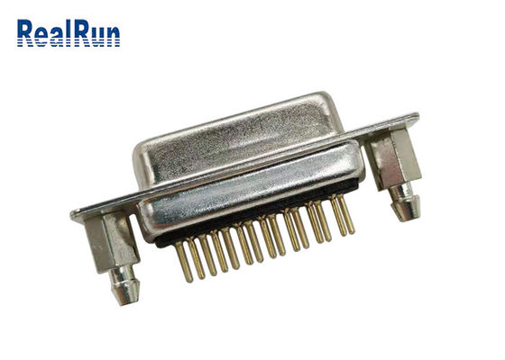 Düz DP 15 Pin PCB 1000VAC D SUB Konnektör Erkek Dişi PBT