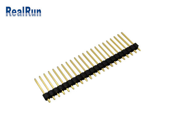 Altın Kaplama 10U Düz Başlık Konnektörü PBT UL94V-0 2.54mm Pitch