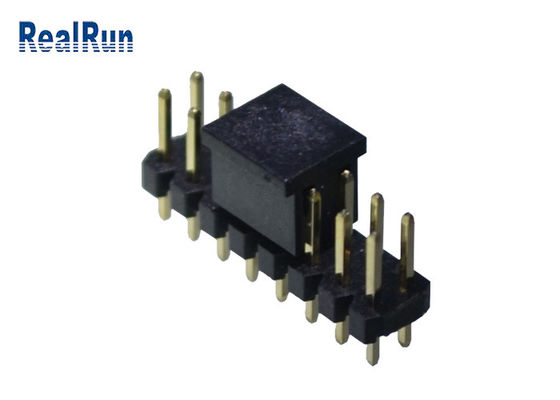 2A 2.0mm Düz Erkek Pin Başlık Altın Kaplama Çift Sıralı 16 Yollu PA6T