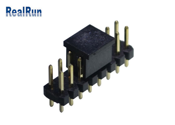 2A 2.0mm Düz Erkek Pin Başlık Altın Kaplama Çift Sıralı 16 Yollu PA6T
