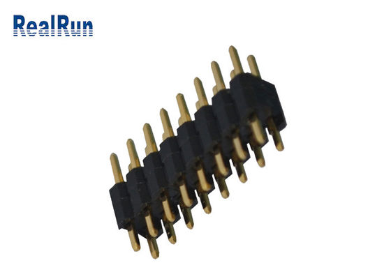 Çift Sıralı PA6T 3.0A DIP Pin Başlık Konektörü 2.54mm Pitch