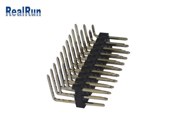 PBT 2.54mm Yüzey Montajlı Erkek Konnektör Üç Sıralı Pin Başlığı