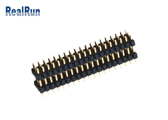 UL94V-0 2.54mm Pitch Erkek Pin Başlığı Çift Plastik DIP Başlık Konnektörü