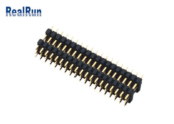 UL94V-0 2.54mm Pitch Erkek Pin Başlığı Çift Plastik DIP Başlık Konnektörü