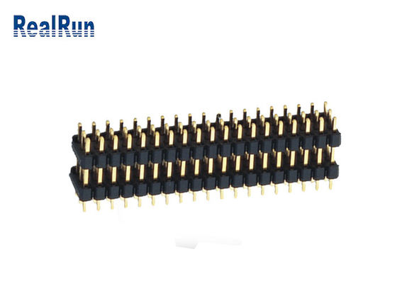 UL94V-0 2.54mm Pitch Erkek Pin Başlığı Çift Plastik DIP Başlık Konnektörü