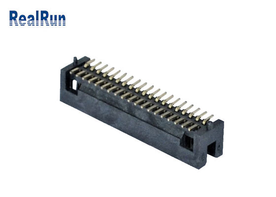 PA6T 1.27mm Pitch SMT Kutu Başlığı Çift Sıra Dik Açı 2*19 Pin UL94V-0