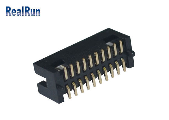 20P PCB 1.27mm Pitch Lehim Kutusu Başlığı Çift Sıralı PA6T Yüzey Montajı