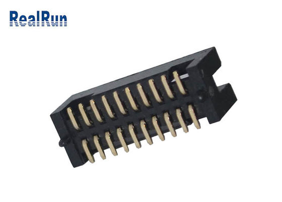 20P PCB 1.27mm Pitch Lehim Kutusu Başlığı Çift Sıralı PA6T Yüzey Montajı