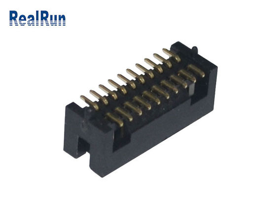 20P PCB 1.27mm Pitch Lehim Kutusu Başlığı Çift Sıralı PA6T Yüzey Montajı