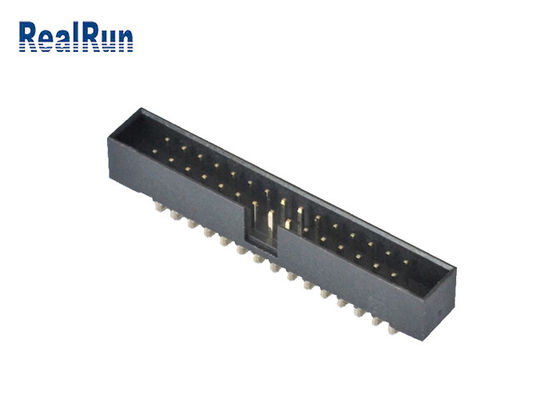 2.0mm Lehim PBT Kutusu Başlık Konektörü 30 Pin IDC Erkek Konnektör 90 Derece