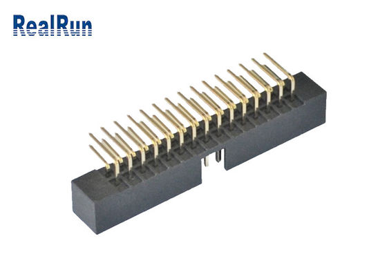 2.0mm Lehim PBT Kutusu Başlık Konektörü 30 Pin IDC Erkek Konnektör 90 Derece
