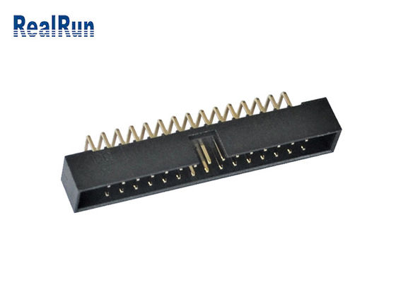 2.0mm Lehim PBT Kutusu Başlık Konektörü 30 Pin IDC Erkek Konnektör 90 Derece