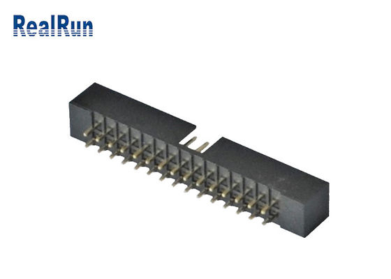 30P IDC 2.0mm Düz DIP Kutu Başlığı Çift Sıralı PA6T