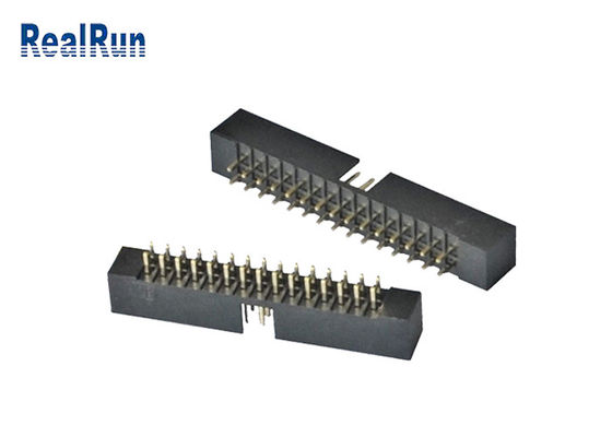 30P IDC 2.0mm Düz DIP Kutu Başlığı Çift Sıralı PA6T