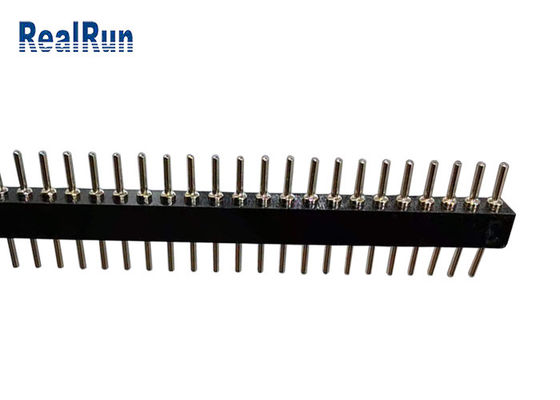 40P 1.778mm Pitch Yuvarlak Erkek Başlık L10.0 Düz 1 Sıra DIP