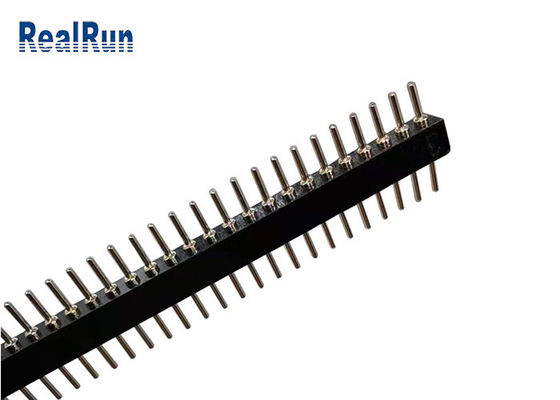 40P 1.778mm Pitch Yuvarlak Erkek Başlık L10.0 Düz 1 Sıra DIP