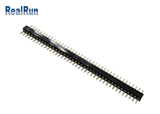 40P 1.778mm Pitch Yuvarlak Erkek Başlık L10.0 Düz 1 Sıra DIP