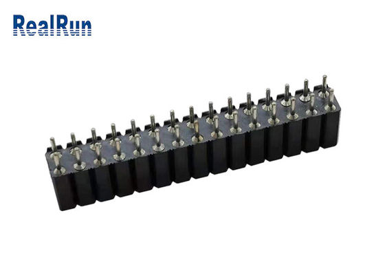 SGS 30P Yuvarlak Pin Dişi Başlık 2.54mm Pitch Dip Kalay Kaplama
