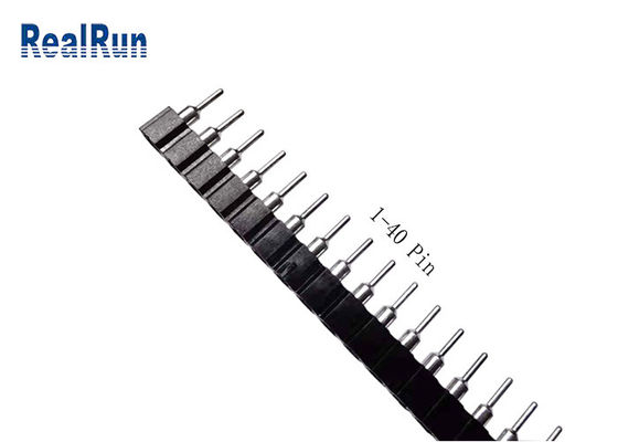 Pirinç CuZn36Pb3 DIP 40P Dişi Pin Başlığı 2.54mm Tek Sıra