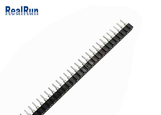 Pirinç CuZn36Pb3 DIP 40P Dişi Pin Başlığı 2.54mm Tek Sıra
