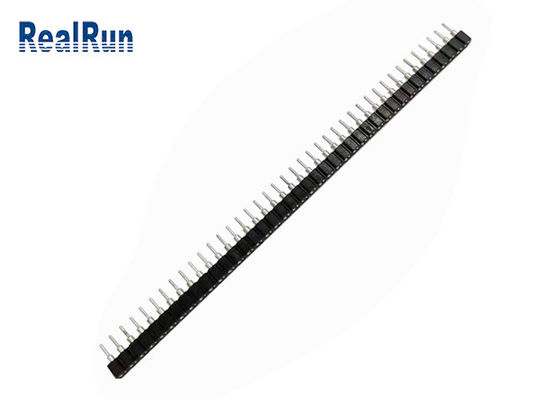 Pirinç CuZn36Pb3 DIP 40P Dişi Pin Başlığı 2.54mm Tek Sıra