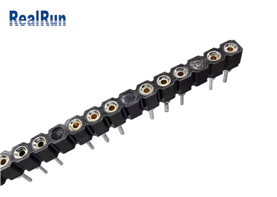 Pitch 2.54mm 180 Derece Düz Pin Başlığı UL94V-0 1*30 Pin