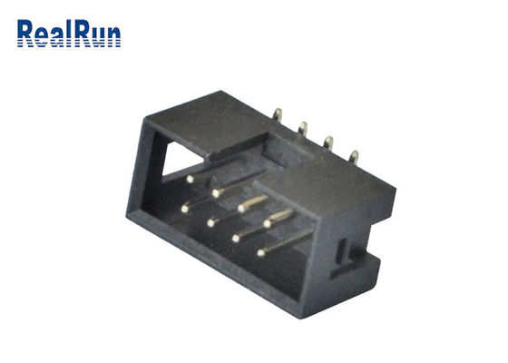 Dikey PCB 2.54mm SMT Kutu Başlığı 2*4 8 Pin İşlenmiş Lehim PA6T