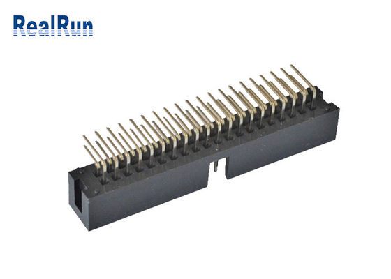 Dikey PCB 2.54mm SMT Kutu Başlığı 2*4 8 Pin İşlenmiş Lehim PA6T