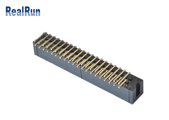 Dikey PCB 2.54mm SMT Kutu Başlığı 2*4 8 Pin İşlenmiş Lehim PA6T