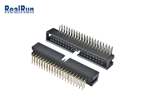 Dikey PCB 2.54mm SMT Kutu Başlığı 2*4 8 Pin İşlenmiş Lehim PA6T