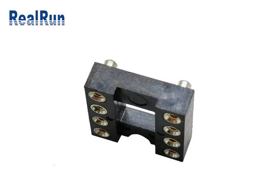 Pitch 2.54mm IC Soket Dişi Başlık Konnektörü UL94V-0 Düz 8P