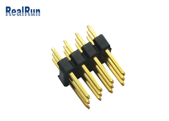 PA6T 2.54mm Pitch Lehim Başlık Konektörü 3*4 12 Pin 180° DIP