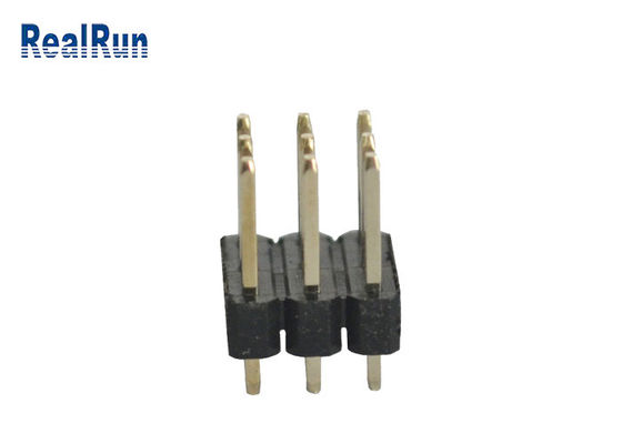 PA6T 2.54mm Pitch Lehim Başlık Konektörü 3*4 12 Pin 180° DIP