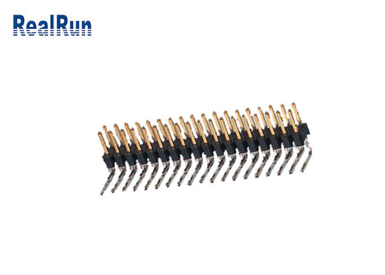 2*18P PBT SGS Pin Başlığı Konnektörü UL94V-0 DC500V Çift Sıra Pin Başlığı