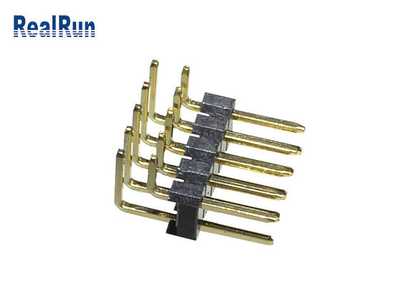 3Amp LCP PBT 1000VAC Pin Başlık Konektörü 2.54mm Çift Sıralı PA6T