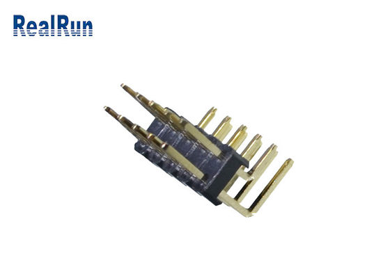 3Amp LCP PBT 1000VAC Pin Başlık Konektörü 2.54mm Çift Sıralı PA6T