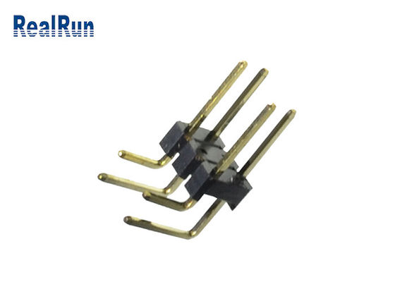 LCP PA6T PBT Pcb Başlık Konektörü UL94V-0 Çift Sıra Başlık Konektörü