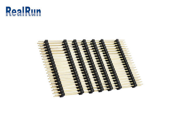 LCP Düz PA6T PBT Pin Başlık Konektörü Termoplastik UL94V-0