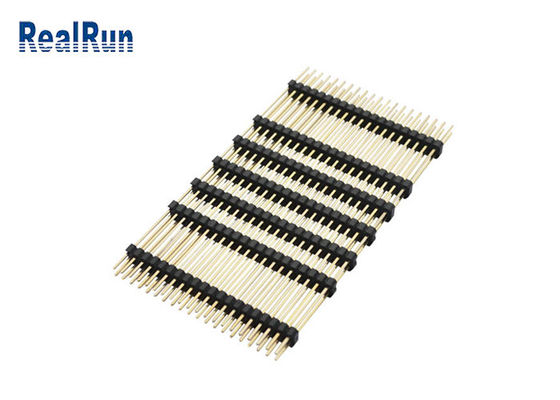 LCP Düz PA6T PBT Pin Başlık Konektörü Termoplastik UL94V-0