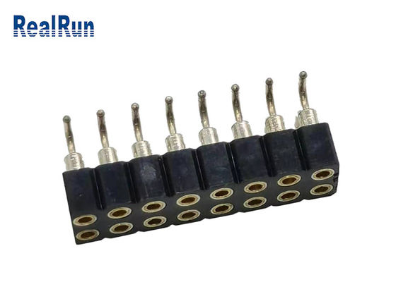 PBT PA6T PPS L7.40 Dişi Başlık Konektörü 2.54mm Pitch SMT SMD ISO9001