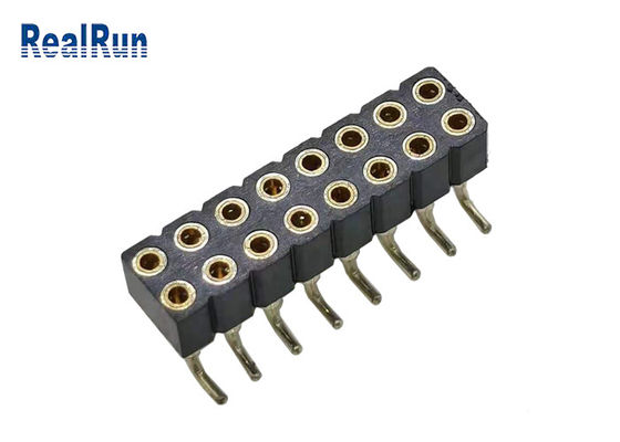 PBT PA6T PPS L7.40 Dişi Başlık Konektörü 2.54mm Pitch SMT SMD ISO9001