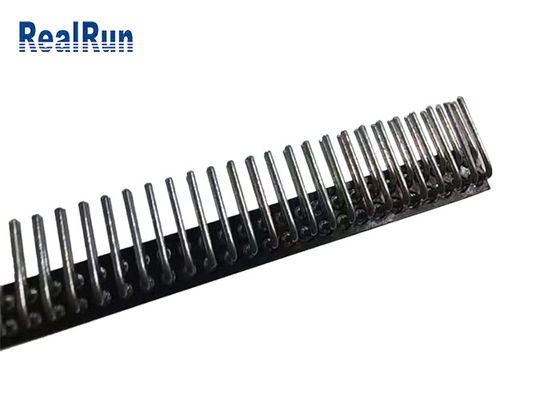 Pirinç CuZn38Pb Yuvarlak Pin Dişi Başlık 70P Dik Açı PA6T PPS