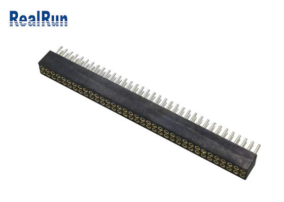 PPS LCP Yuvarlak Dişi Pim Başlığı UL94V-0 Polyester Pirinç H59-3 PA6T