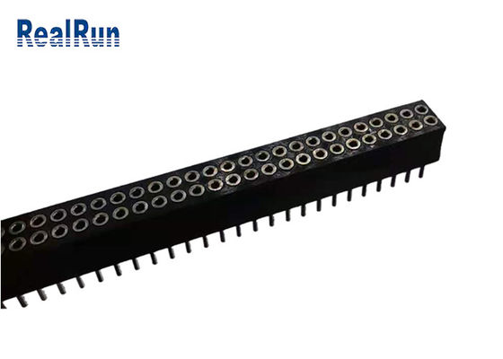 PPS LCP Yuvarlak Dişi Pim Başlığı UL94V-0 Polyester Pirinç H59-3 PA6T